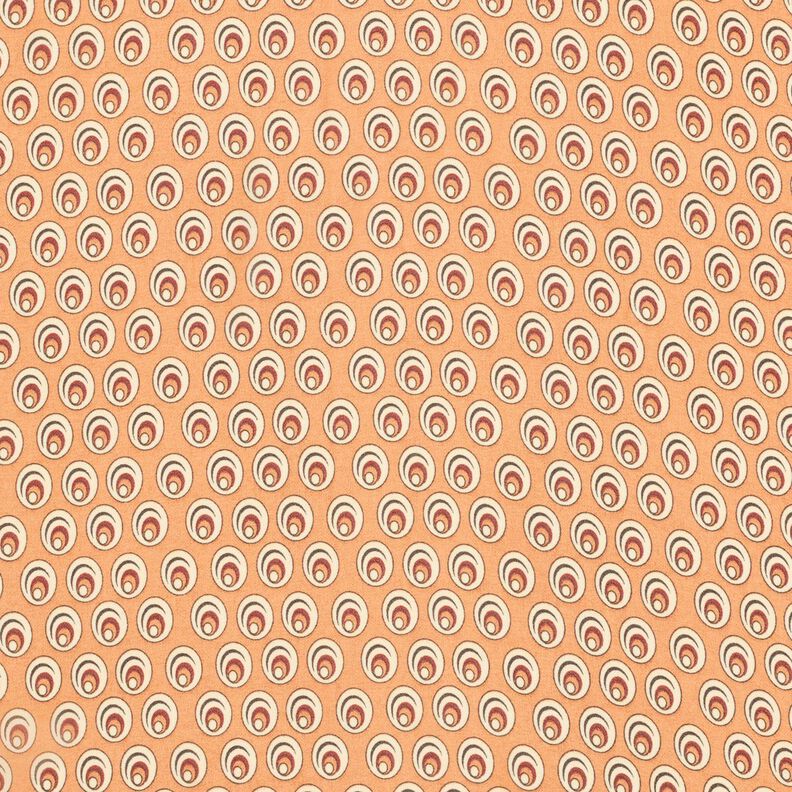 Chiffon Peacock Eye – apricot/terracotta,  image number 1