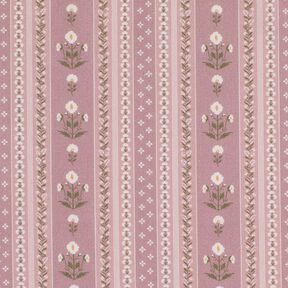 Cotton Poplin flower garlands – dusky pink/offwhite, 