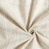 Curtain Fabric Linen Blend Irregular Stripes  – dark beige/natural,  thumbnail number 3