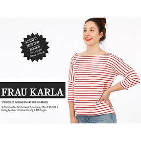 FRAU KARLA - summer top with 3/4-length sleeves, Studio Schnittreif  | XS -  XXL, 