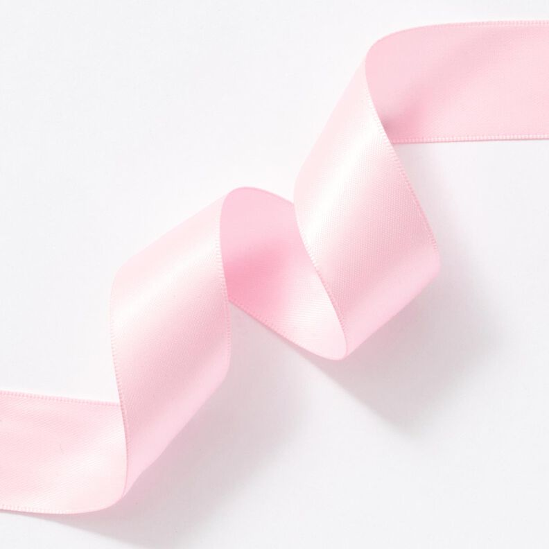 Satin Ribbon [25 mm] – light pink,  image number 3