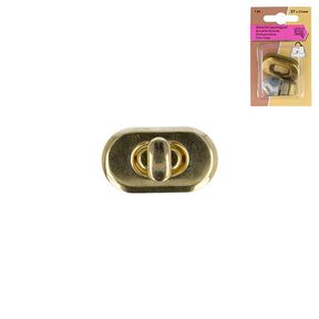 Turn Clasp [ 2,1 x 3,7 cm ] – gold metallic, 