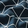 Decor Fabric Jacquard modern cubes – midnight blue/ivory,  thumbnail number 2