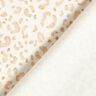 Ribbed Jersey delicate leopard print Digital Print &ndash; white,  thumbnail number 4