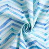 Outdoor Fabric Canvas zigzags – blue,  thumbnail number 3