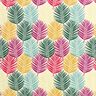 Tropical Leaves Outdoor Fabric – natural,  thumbnail number 1