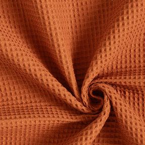 Waffle Piqué – terracotta | Remnant 90cm, 