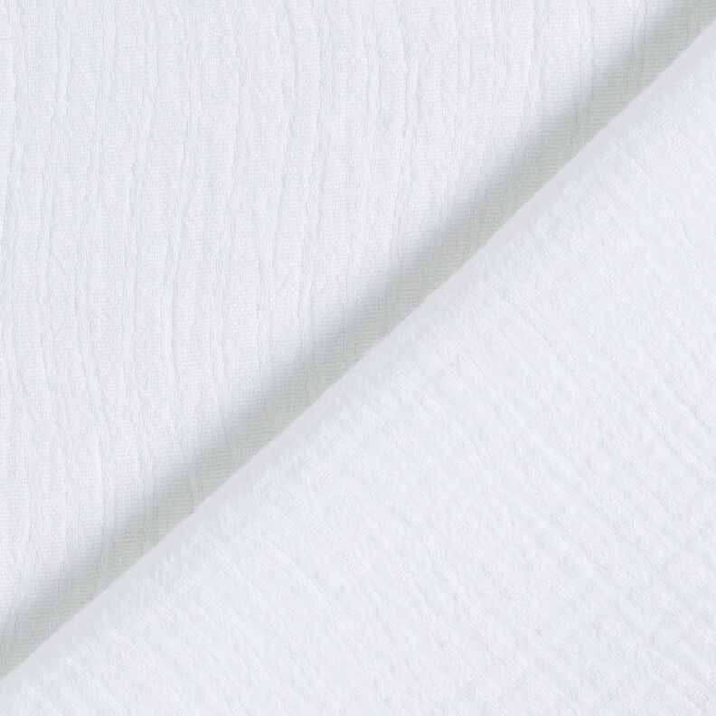 Linen Cotton Blend Jacquard Wave Pattern – white,  image number 1