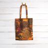 Autumn Landscape Digital Print Half Panama Decor Fabric – bronze/orange,  thumbnail number 6