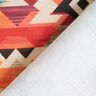 Decor Fabric Half Panama abstract ethnic print – light beige/emerald green,  thumbnail number 4