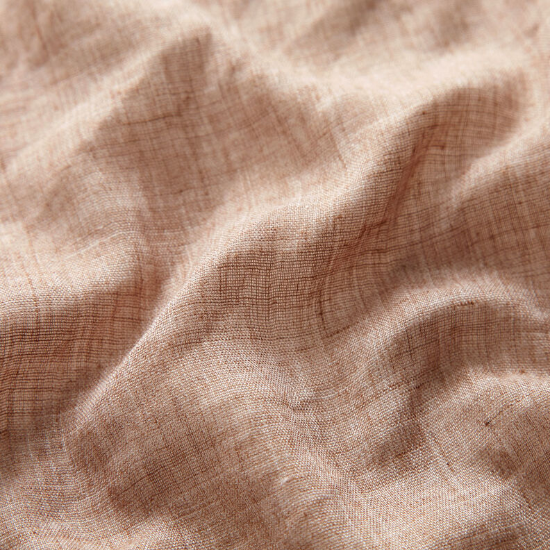 Crushed melange voile – cinnamon,  image number 2