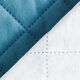 Upholstery Fabric Velvet Quilted Fabric – petrol,  thumbnail number 5