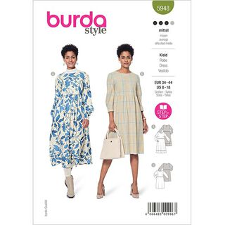 Dress | Burda 5948 | 34-44, 