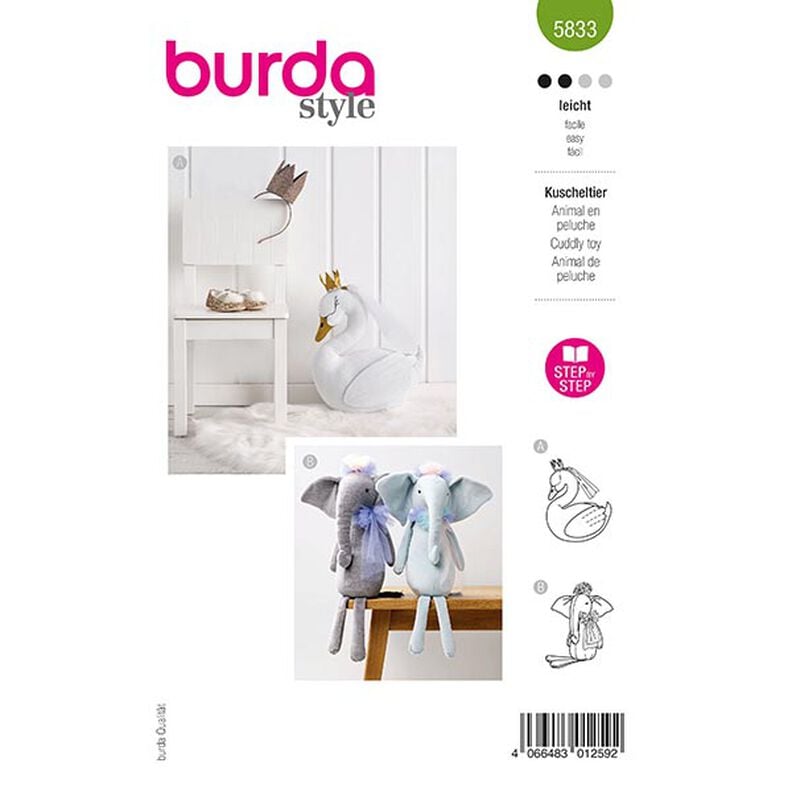 stuffed animal | Burda 5833 | Onesize,  image number 1