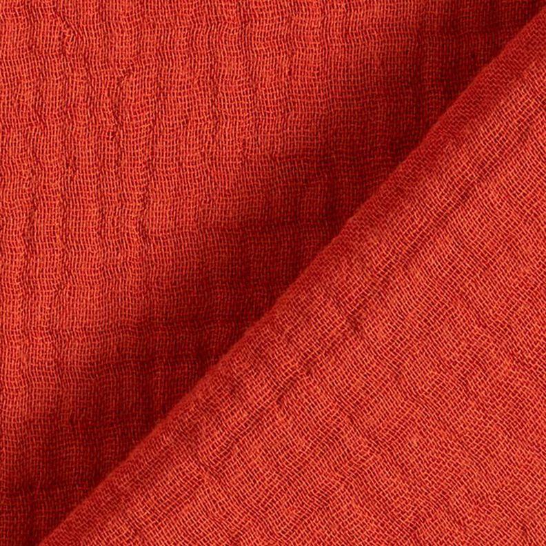 GOTS Triple-Layer Cotton Muslin – terracotta,  image number 5