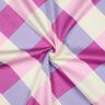 Cotton Satin Large Gingham | Nerida Hansen – pastel violet/offwhite,  thumbnail number 3