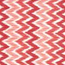 Ikat print coated cotton – red/white,  thumbnail number 1