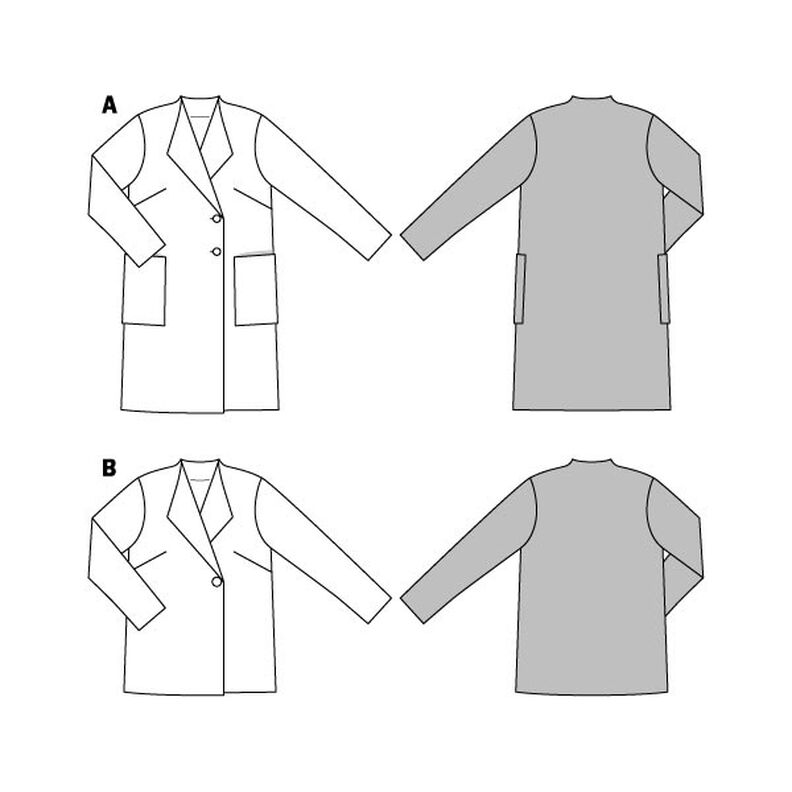 Jacket / Coat, Burda 6736,  image number 4