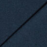 Plain cotton linen blend jersey – navy blue,  thumbnail number 3