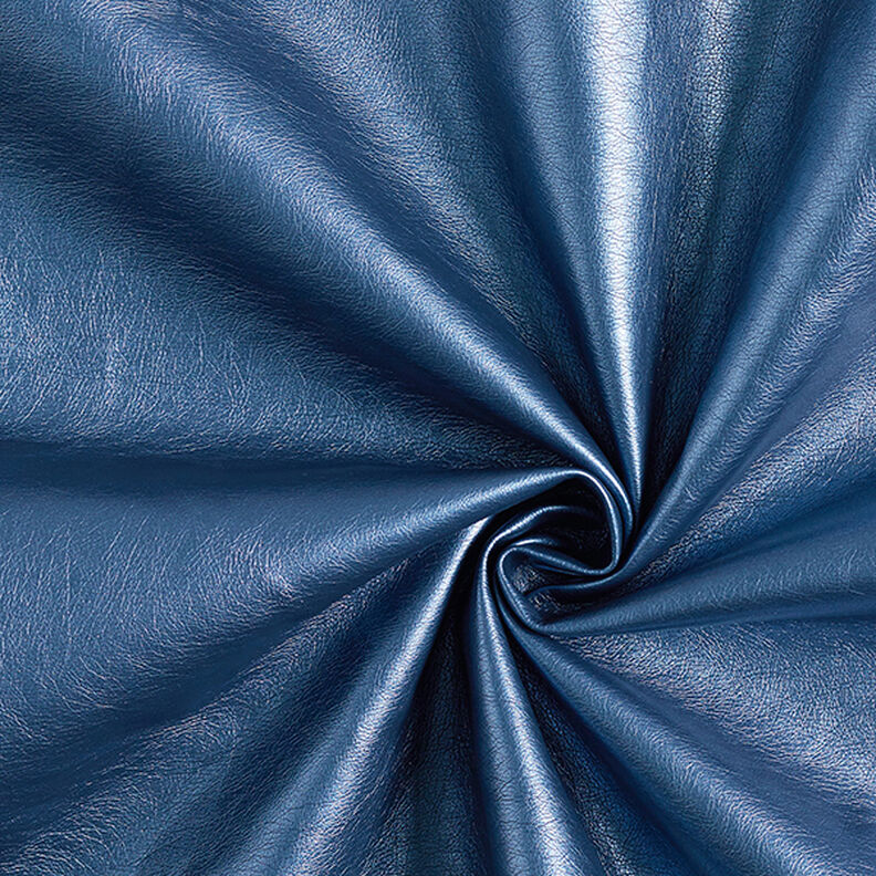 Imitation Leather Metallic Shine – blue,  image number 1
