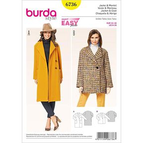 Jacket / Coat, Burda 6736, 