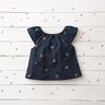 Baby Cord scattered flowers | by Poppy – navy blue,  thumbnail number 5