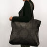 Decor Fabric Jacquard Damasco 280 cm – black,  thumbnail number 5