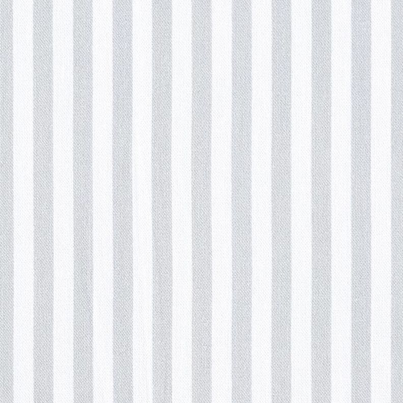 Decor Fabric Half Panama Vertical stripes – light grey/white,  image number 1