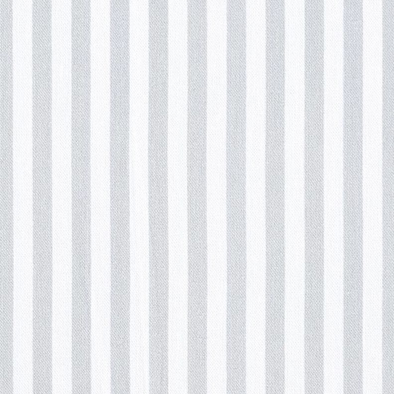 Decor Fabric Half Panama Vertical stripes – light grey/white,  image number 1