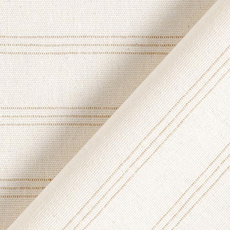 Decorative fabric, canvas three stripes, recycled – beige,  image number 4
