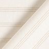 Decorative fabric, canvas three stripes, recycled – beige,  thumbnail number 4