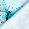 Cotton Jersey butterfly meadow | Glitzerpüppi  – light turquoise/ice blue,  thumbnail number 4