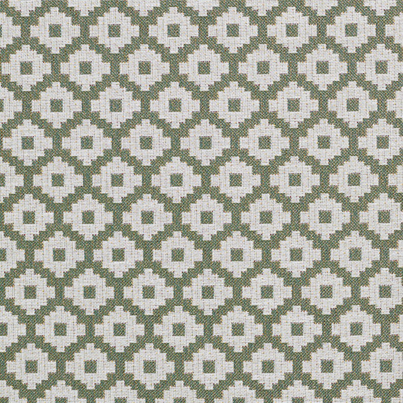 Outdoor fabric jacquard rhombus – olive,  image number 1