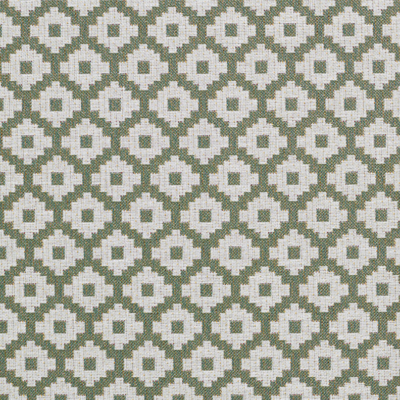 Outdoor fabric jacquard rhombus – olive,  image number 1