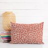 Cotton Cretonne Abstract leaves – terracotta/ivory,  thumbnail number 6