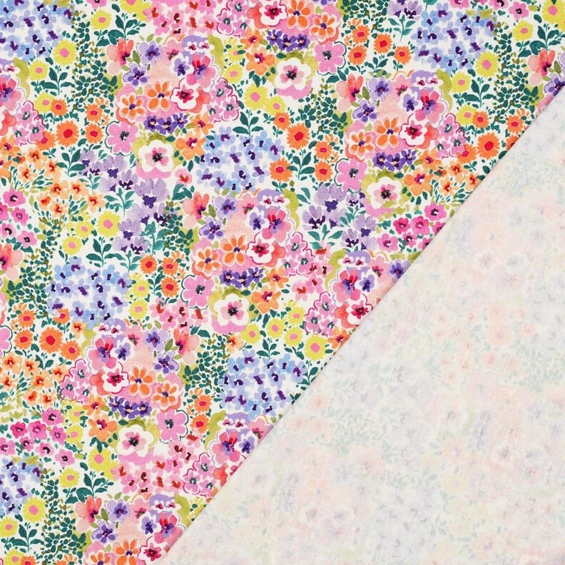 Cotton Jersey sea of flowers Digital Print | Poppy Fabrics – ivory/colourful,  image number 4