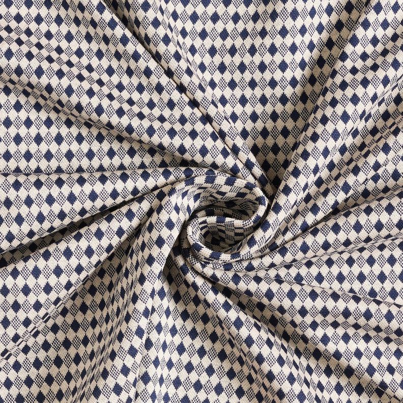 Ponte Roma Jersey Mini diamonds – light beige/navy blue, image number 3