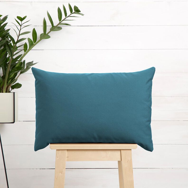 pure heavy linen Plain – ocean blue,  image number 6