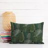 Decor Fabric Cotton Twill minimalist leaves – dark green,  thumbnail number 8