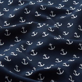 Poplin anchor – navy blue, 