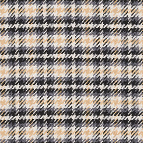Classic Plaid Coating Fabric – offwhite/anthracite, 