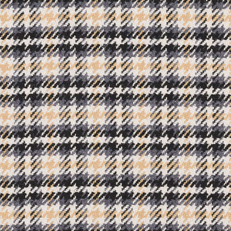 Classic Plaid Coating Fabric – offwhite/anthracite,  image number 1