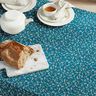 Cotton Cretonne delicate flowers – ocean blue,  thumbnail number 5