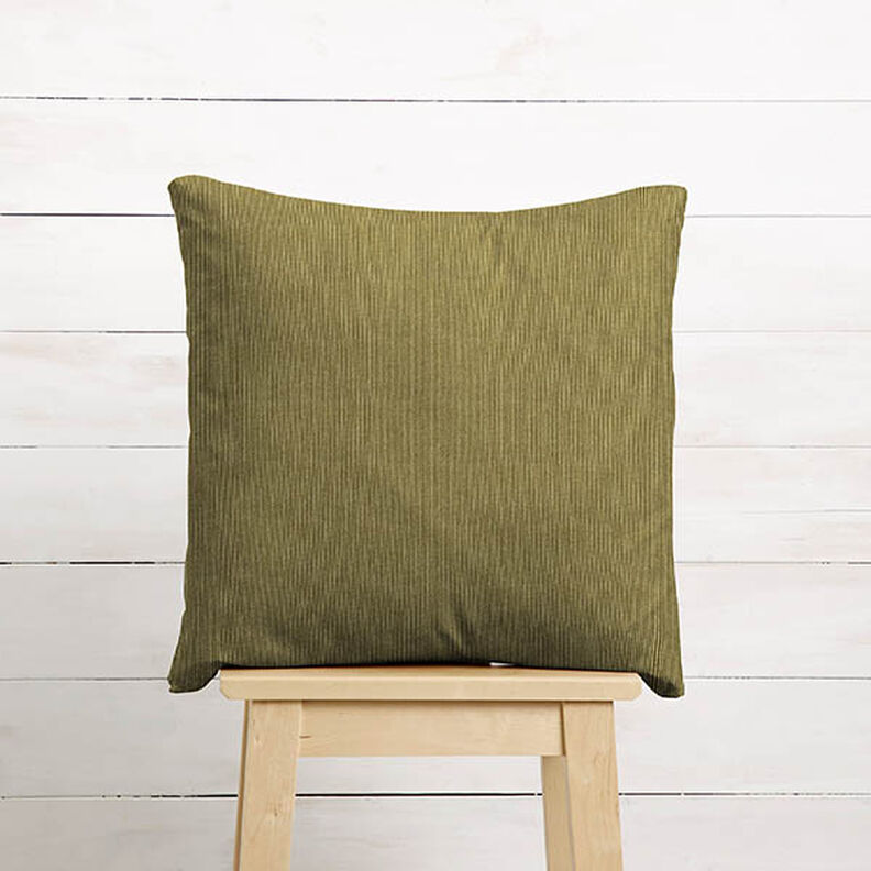 Upholstery Fabric Baby Cord – light olive,  image number 7