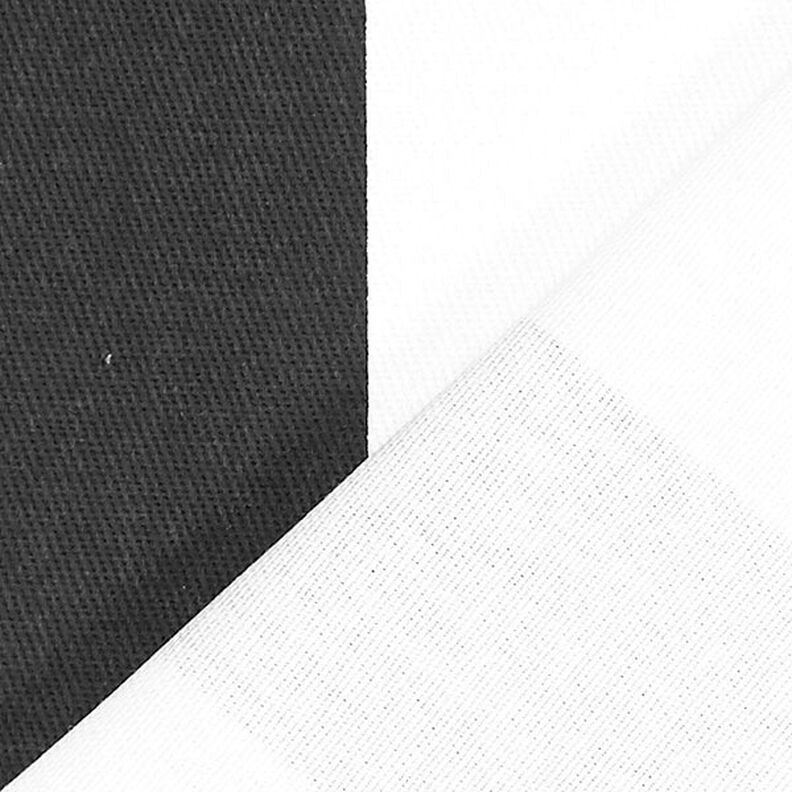 Stripes Cotton Twill 3 – black/white,  image number 3