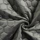 Upholstery Fabric Velvet Honeycomb Quilt – anthracite,  thumbnail number 5