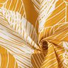 Decor Fabric Canvas large leaves – curry yellow,  thumbnail number 3