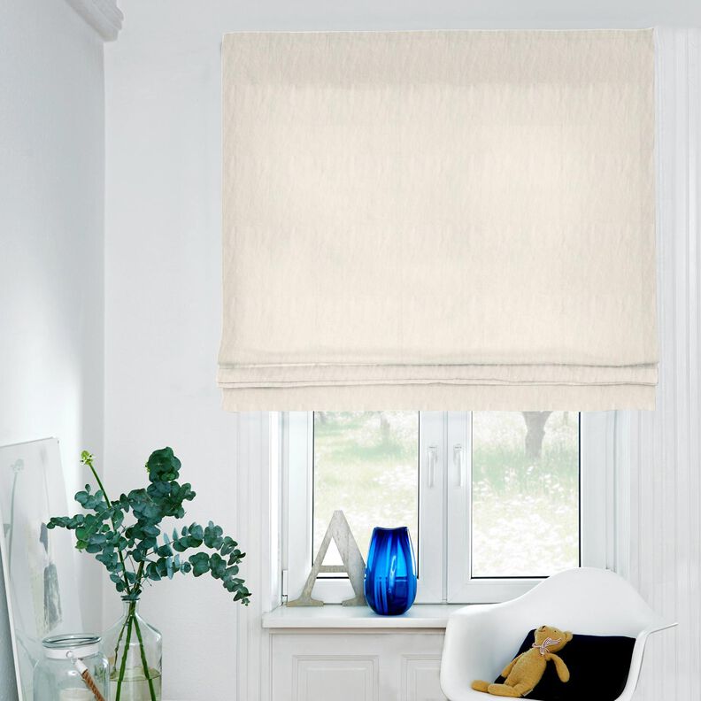 Lightweight linen blend pre-washed – cream,  image number 8