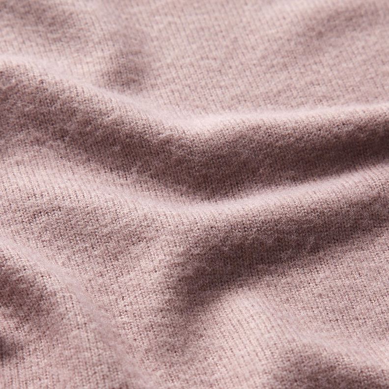 Fine Knit Jersey Plain – dark dusky pink,  image number 2
