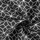 Decor Fabric Canvas Kaleidoscope – black/white,  thumbnail number 3